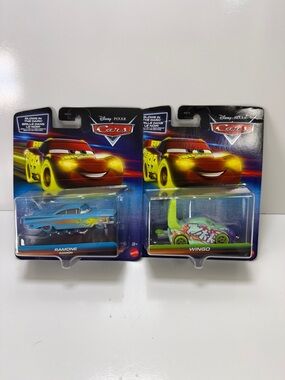 Disney Pixar Cars Ramone & Wingo Die-Cast Toy Car Set - Blue & Green